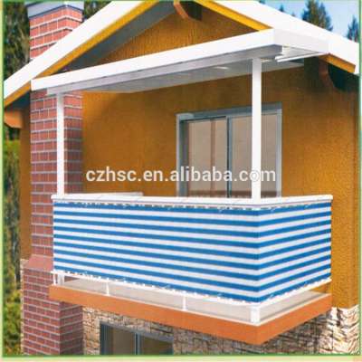 Different sizes of plastic balcony mesh screen fabric made by woven type